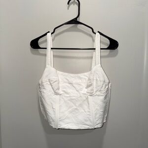 White Corset Top